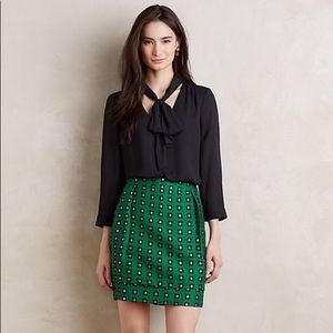 Anthropologie HD in Paris Garden Glimmer Skirt